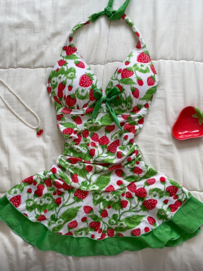 Pavenna® Strawberry Swimsuit Dress